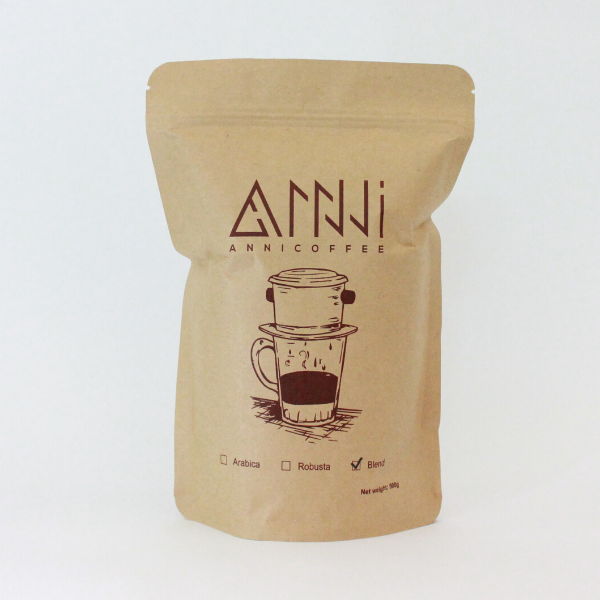 Cà phê Pha Phin Số 1 - Cafe rang xay nguyên chất đậm đà (Gói 500g) - Gu truyền thống thơm ngon, tỉnh táo