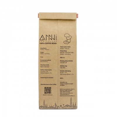 200GR Cà phê Premium ANNI COFFEE Dạng bột Buôn Mê Thuột - Lâm Đồng - Chuẩn gu cà phê Việt phù hợp pha phin pha máy