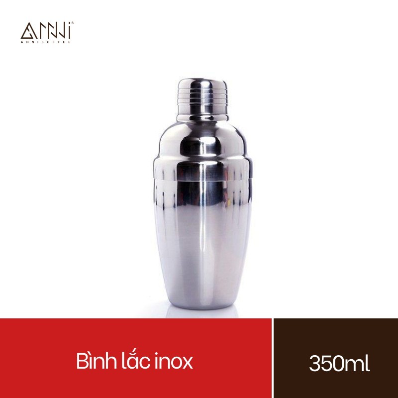 Bình lắc Shaker Inox - bình lắc pha chế (350ml) - Chất liệu Inox cao cấp, bền, đẹp, shaker cocktail, trà sữa